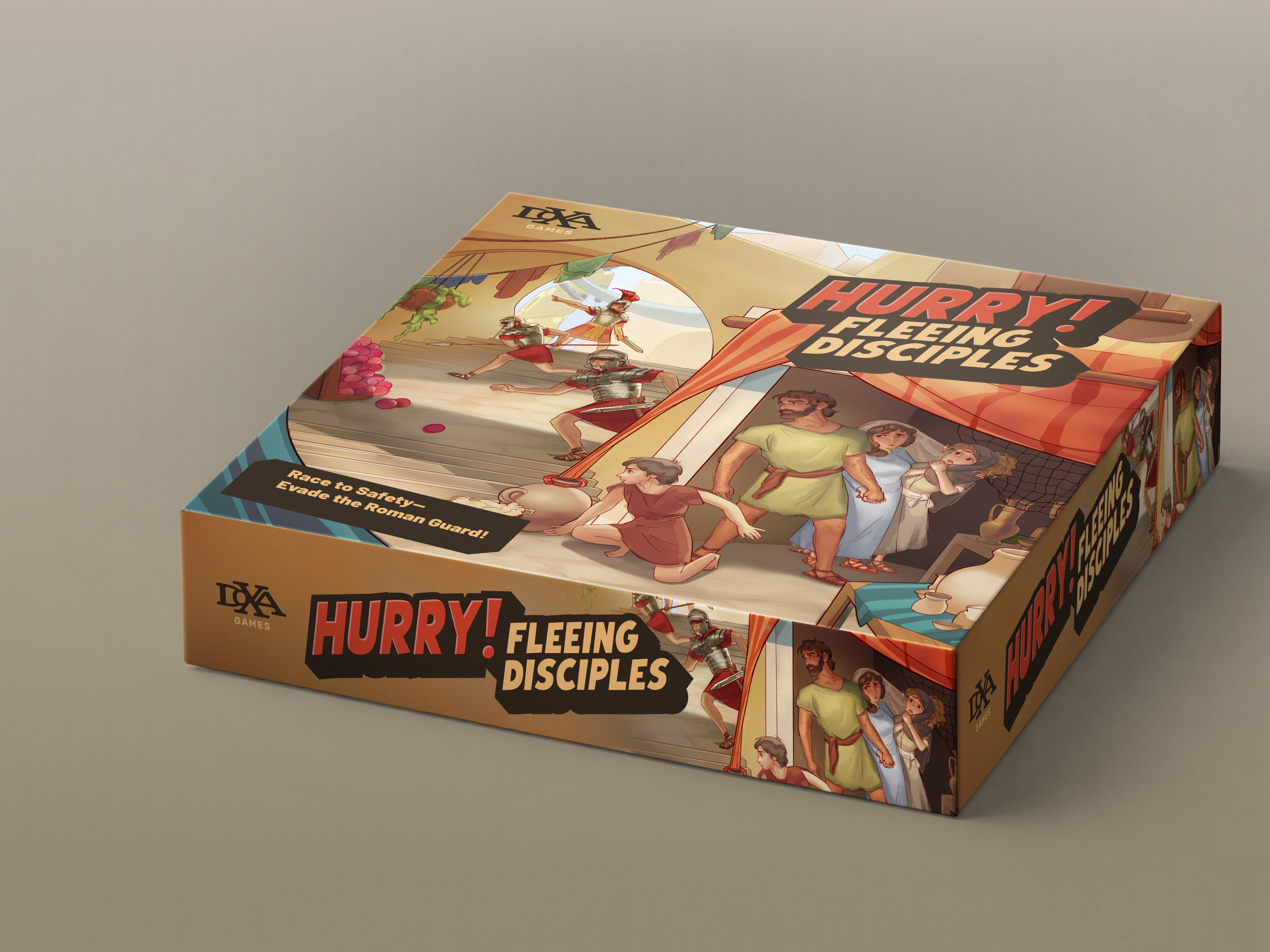 Hurry! Fleeing Disciples
